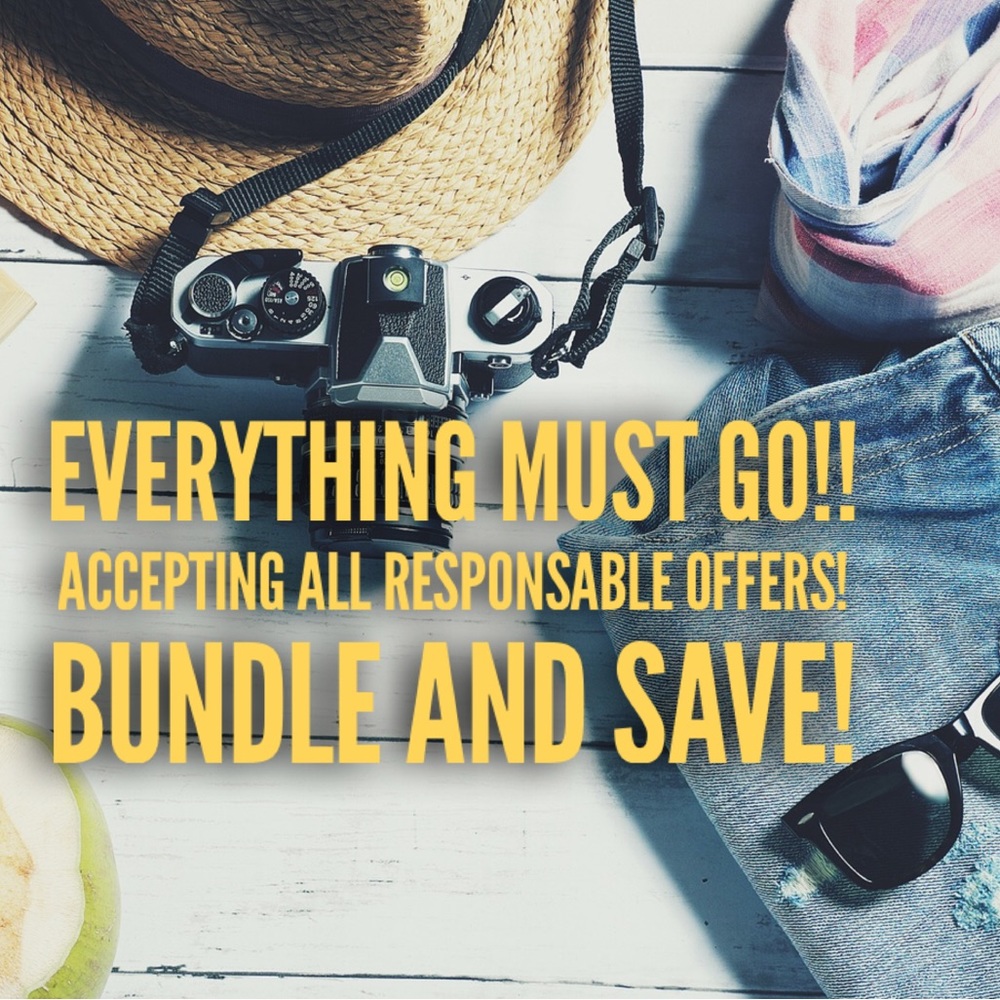 All items!! Send an offer! Everything must go!